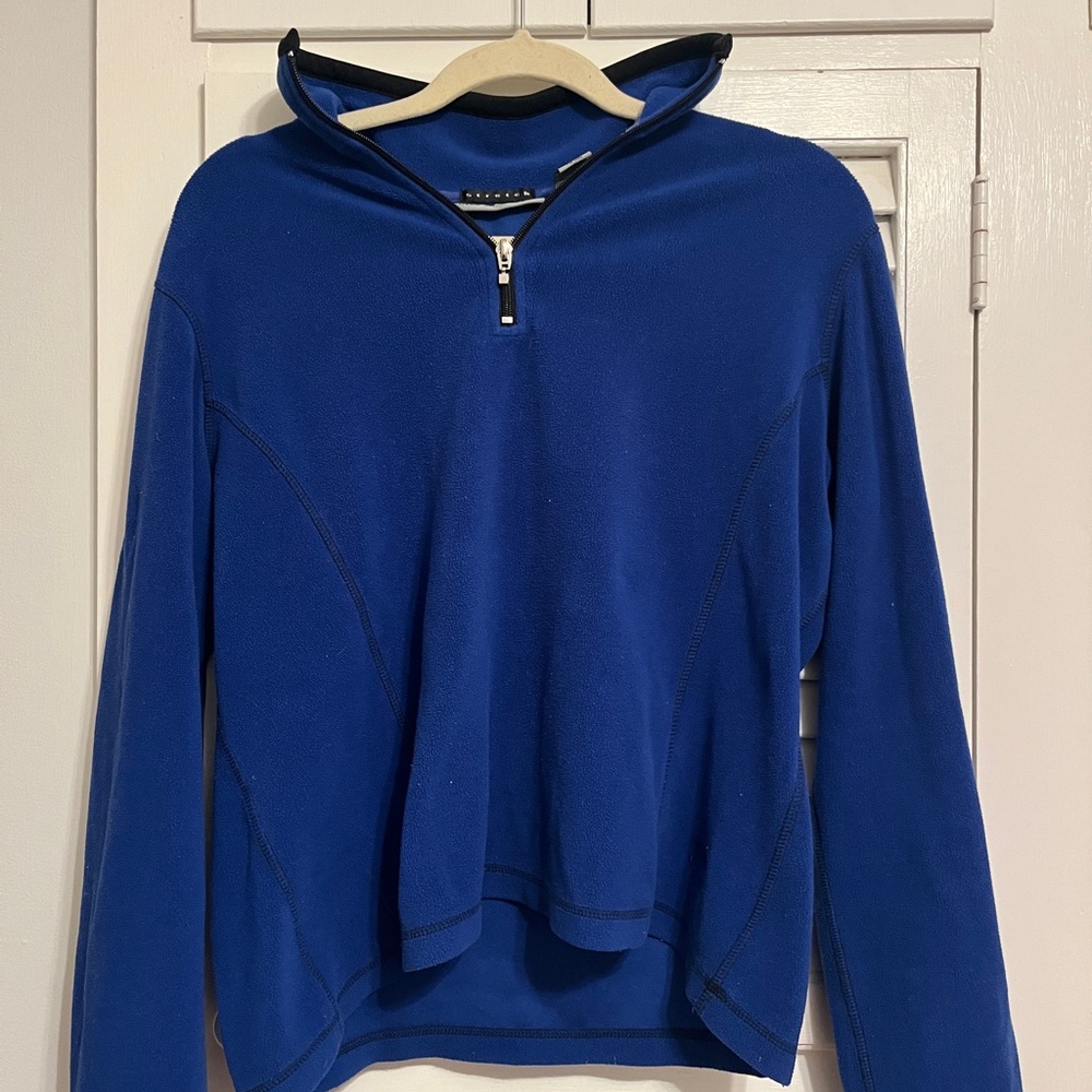 Blue Women's Half-Zip Sweater